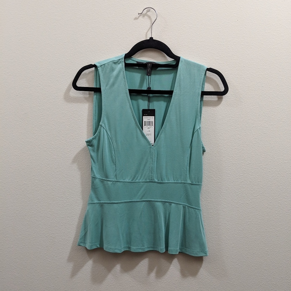 BCBGMaxAzria Amma Peplum Top